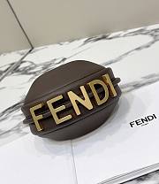 Fendi Nano Fendigraphy Brown 16.5x14x5cm - 4