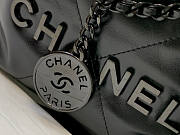 Chanel Mini 22 Handbag Full Black 20x19x6cm - 2