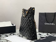 Chanel Maxi Hobo Bag Black 39cm - 4