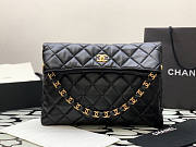 Chanel Maxi Hobo Bag Black 39cm - 2