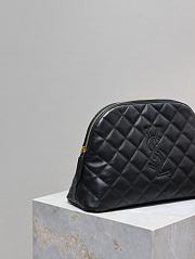 YSL Large Cosmetric Pouch Black 30x20x11cm - 5