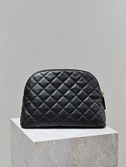 YSL Large Cosmetric Pouch Black 30x20x11cm - 4