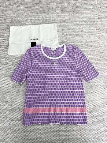 Chanel Purple T-shirt