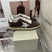 Golden Goose Suede Brown Ballstar Sneaker - 1