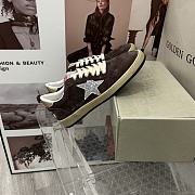 Golden Goose Suede Brown Ballstar Sneaker - 4