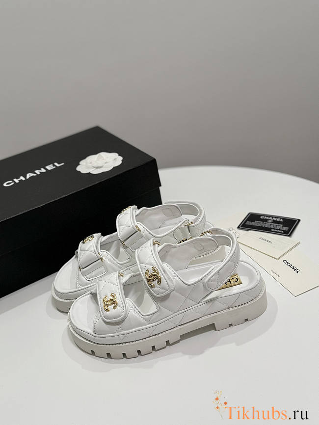 Chanel White Sandal - 1