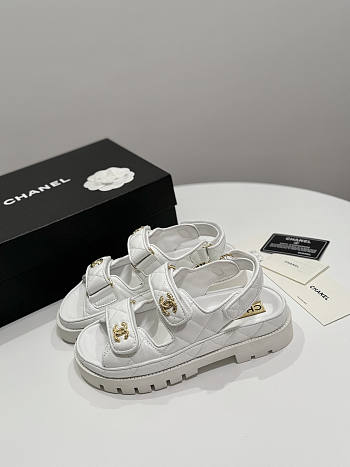 Chanel White Sandal