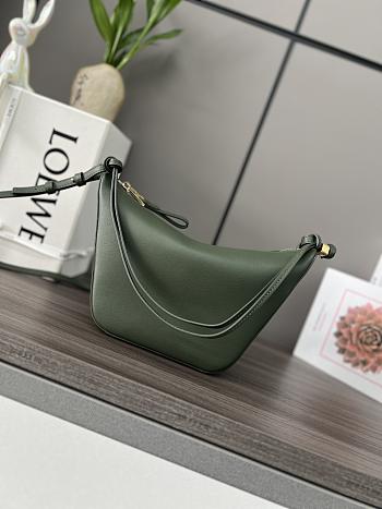 Loewe Mini Hammock Hobo Bag Green 28x17x9.5cm