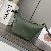 Loewe Mini Hammock Hobo Bag Green 28x17x9.5cm - 2