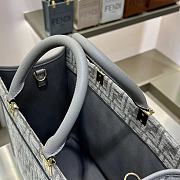 Fendi Medium Sunshine Grey Bag 35x31x17cm - 5