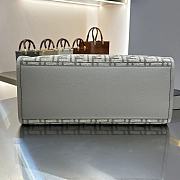 Fendi Medium Sunshine Grey Bag 35x31x17cm - 4