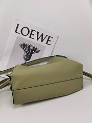 Loewe Mini Flamenco Clutch Bag Green 23.9x18x9cm - 6