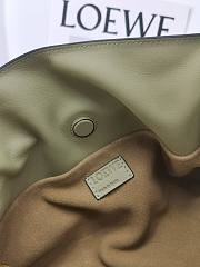 Loewe Mini Flamenco Clutch Bag Green 23.9x18x9cm - 3