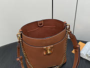 Louis Vuitton LV Lock and Walk Bag Brown 20 x 20.5 x 12 cm - 5