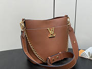 Louis Vuitton LV Lock and Walk Bag Brown 20 x 20.5 x 12 cm - 3