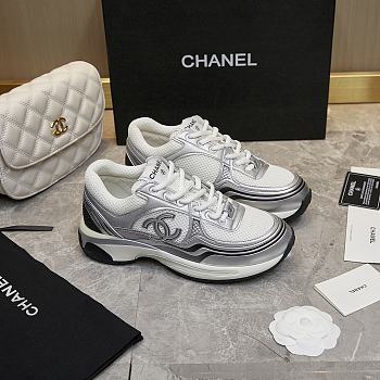 Chanel Silver Sneaker 