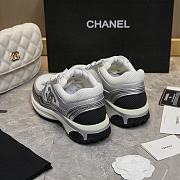 Chanel Silver Sneaker  - 5