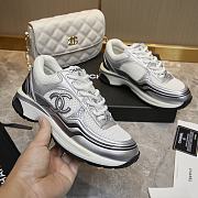 Chanel Silver Sneaker  - 4