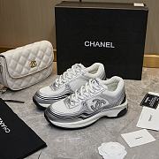 Chanel Silver Sneaker  - 2