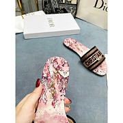 Dior Dway Pink Follow Slides - 5