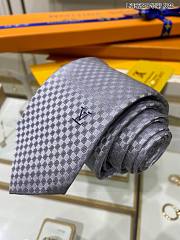 Louis Vuitton LV Grey Tie - 4