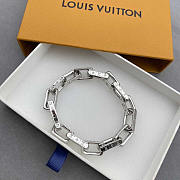 Louis Vuitton LV Monogram Bracelet Silver - 1