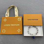 Louis Vuitton LV Monogram Bracelet Silver - 4