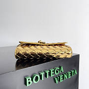 Bottega Veneta Mini Andiamo Cross-Body Bag Gold 21.5x13.5x4.5cm - 4