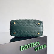 Bottega Veneta Mini Wallace Green Vernis 23x13x9.5cm - 5