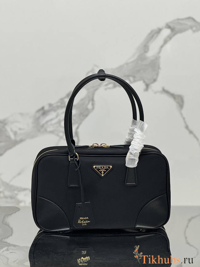 Prada Re-Edition 1978 Large Re-Nylon Saffiano Black 30x17.5x9cm - 1