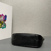 Prada Leather Handbag Black 31x16x11cm - 3