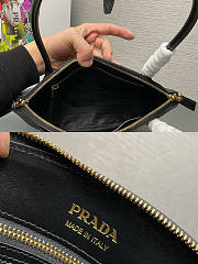 Prada Leather Handbag Black 31x16x11cm - 2