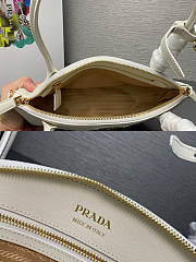 Prada Leather Handbag White 31x16x11cm - 6