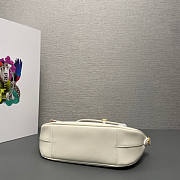 Prada Leather Handbag White 31x16x11cm - 3