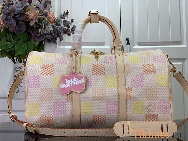 Louis Vuitton LV Keepall Bandoulière 45 Peach 45 x 27 x 20 cm - 1