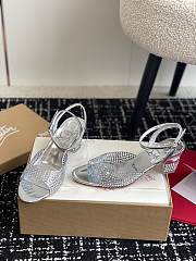 Christian Louboutin 45 Strass Crystal Sandals - 5