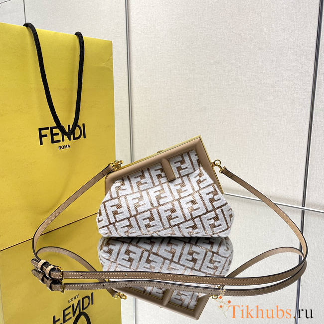 Fendi First Bag Small White 26x18x9.5cm - 1