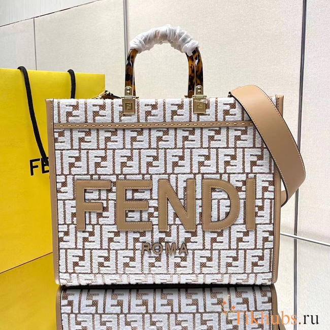 Fendi Sunshine Medium Bag White 35x17x31cm - 1