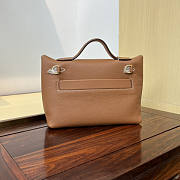 Hermes Mini Kelly 24/24 Brown Gold Bag 21cm - 4