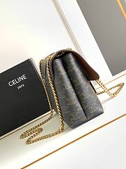 Celine Medium Victoire Bag Triomphe Canvas 25x15x8cm - 6