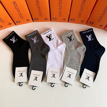 Louis Vuitton LV Socks 5 Styles