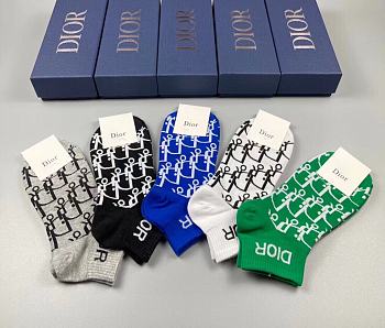 Dior Socks 5 Styles