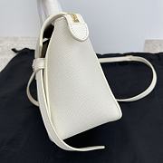 Celine Nano Belt Bag Grained Calfskin White 20x20x10cm - 5