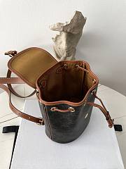 Celine Mini Backpack Folco Triomphe Canvas 20x10x18.5cm - 6