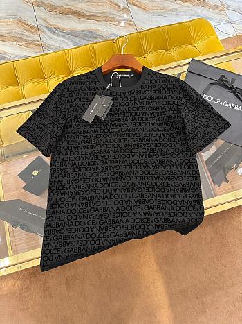 Dolce & Gabbana Black T-Shirt With Logo