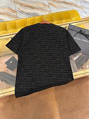 Dolce & Gabbana Black T-Shirt With Logo - 3
