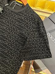 Dolce & Gabbana Black T-Shirt With Logo - 2
