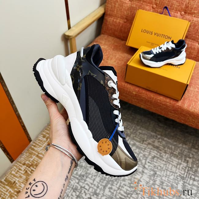 Louis Vuitton LV Run Black 55 Sneaker - 1