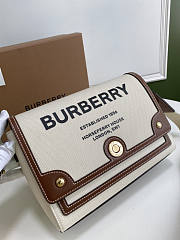 Burberry Horseferry Print Canvas Tan 25x18x8.5cm - 3