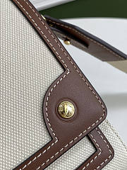 Burberry Horseferry Print Canvas Tan 25x18x8.5cm - 2